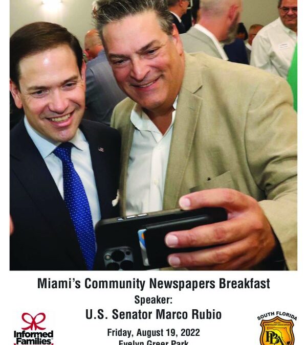 Rubio Delivers Remarks at Miami’s Community News Event