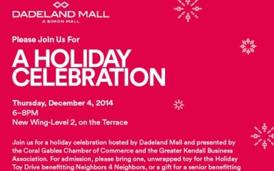 GKBA & Coral Gables Chamber Christmas Event at Dadeland Mall 2014