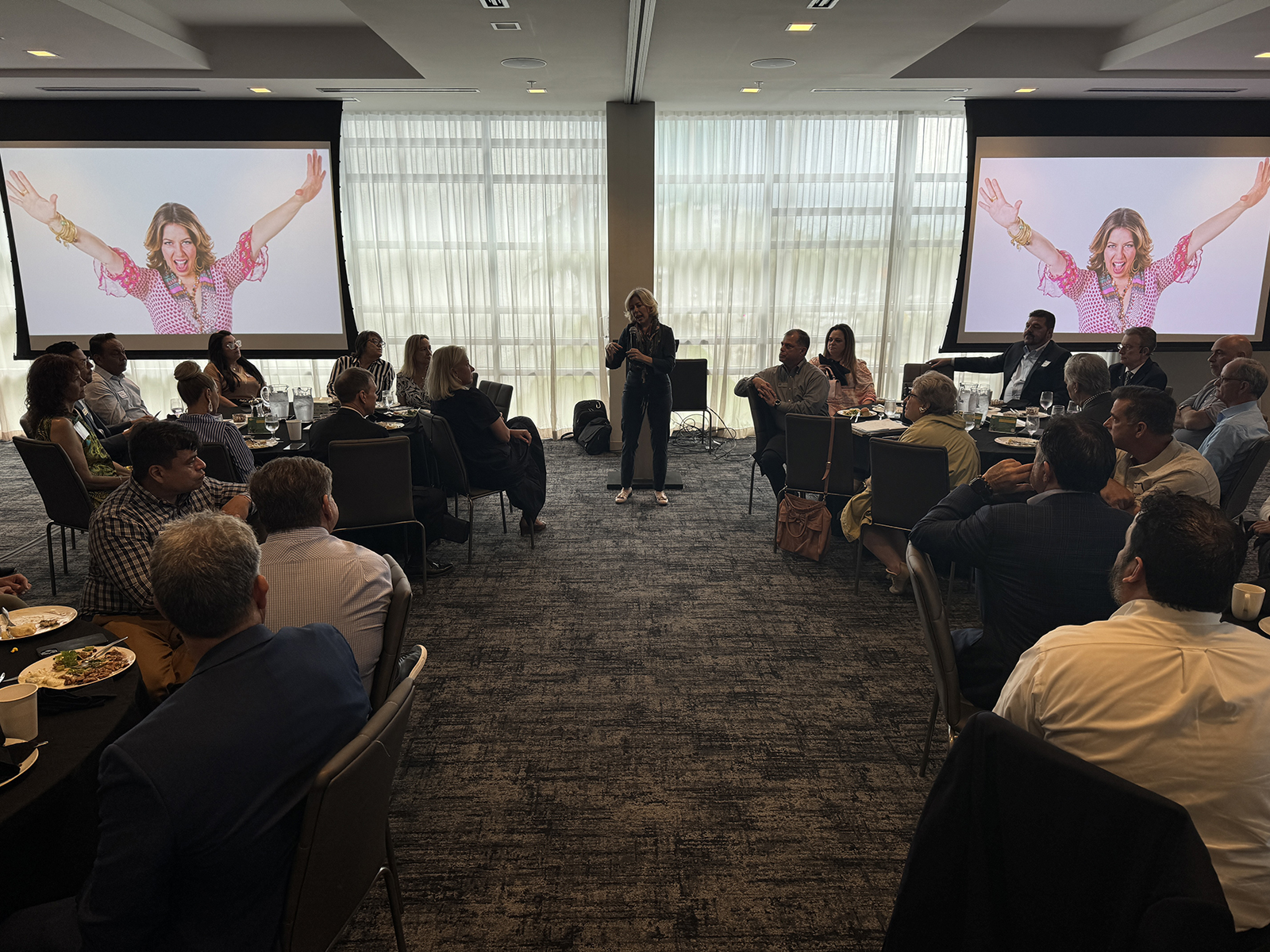 Michelle Villalobos at the June 2024 Greater Kendall Business Association
