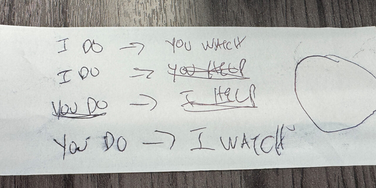 From Watching to Doing