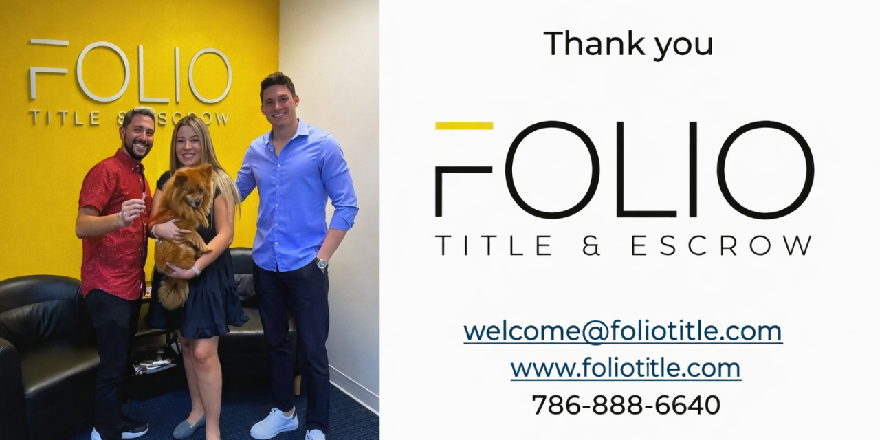 Ricardo J. Terán and Folio Title