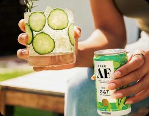 Free Af can and drink