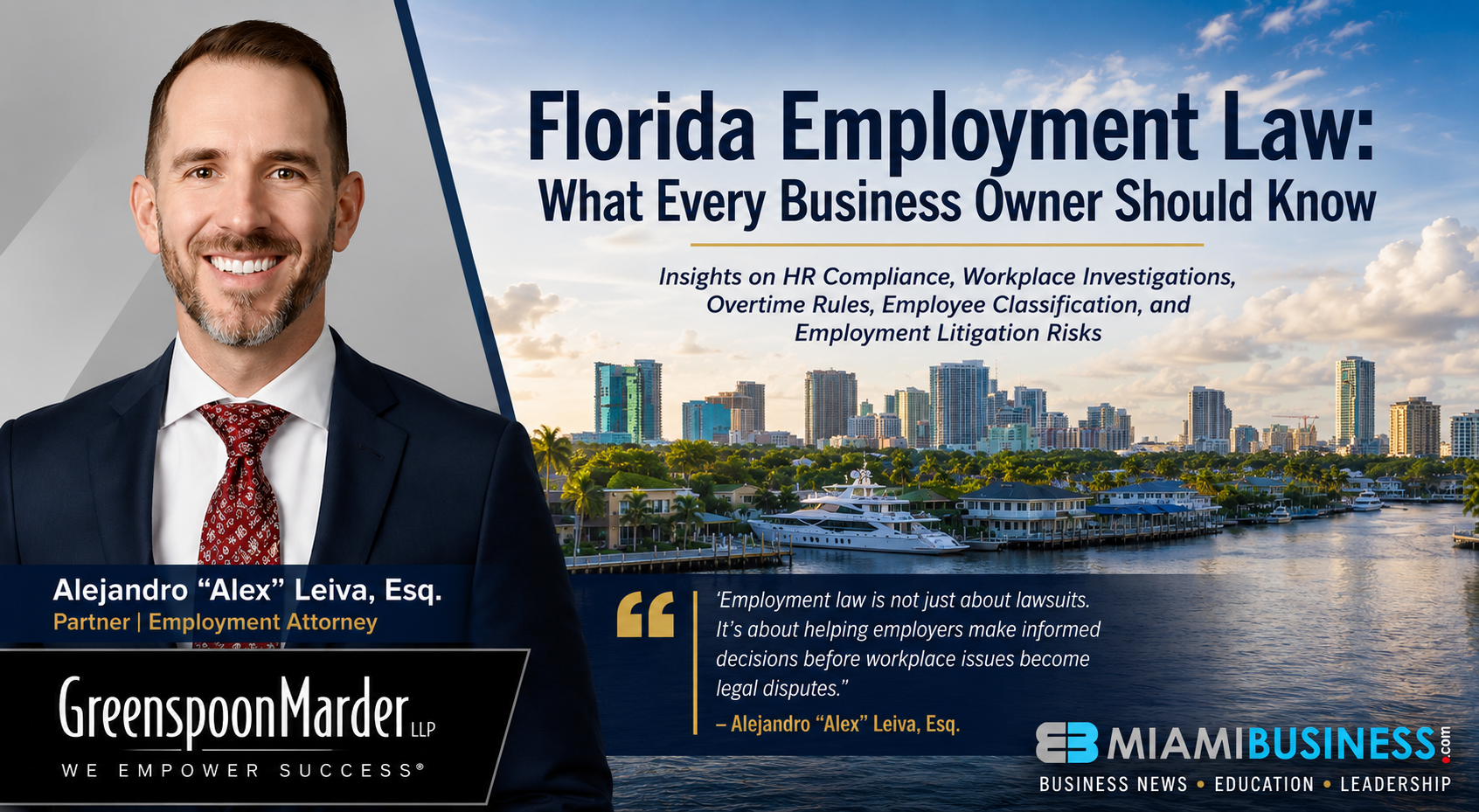 Florida Employment Law: What Business Owners Should Know Before Problems Become Lawsuits
