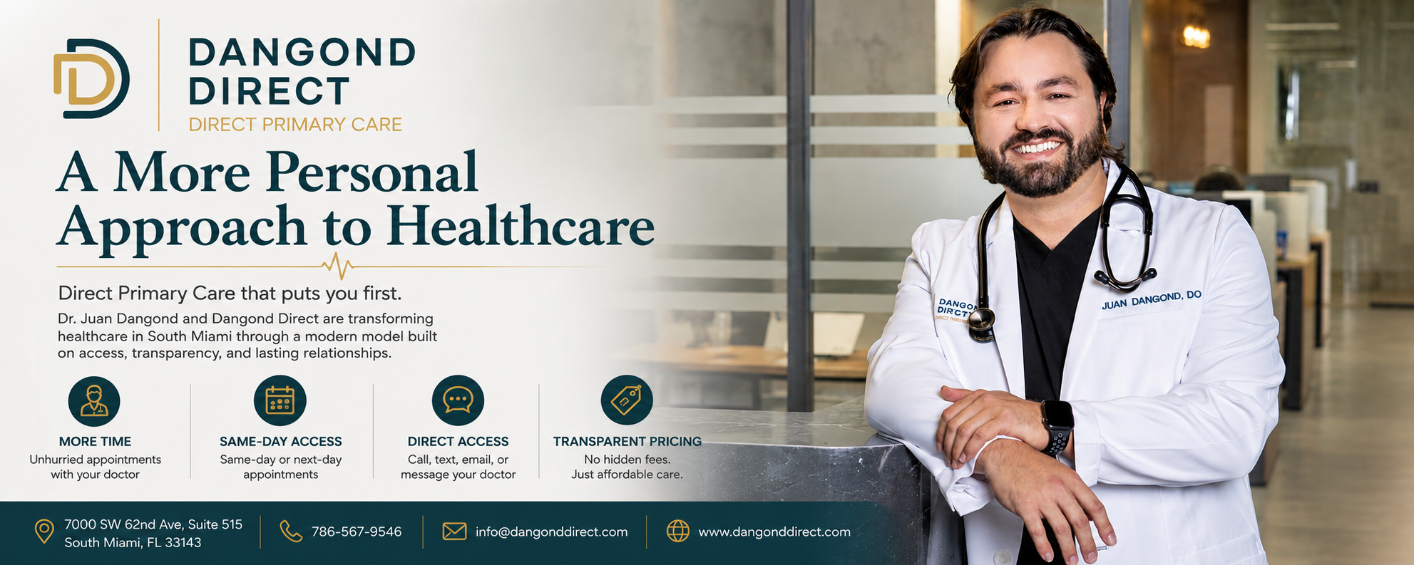 Dr. Juan Dangond and Dangond Direct: A Modern Approach to Primary Care in South Miami