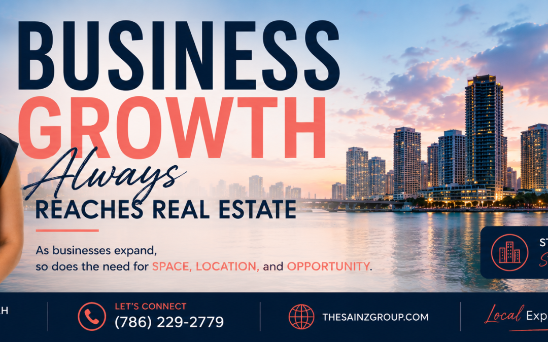 Business Growth Always Reaches Real Estate