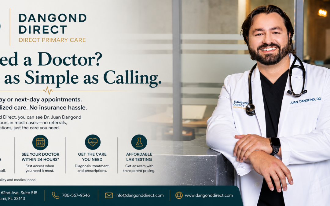 Need a Primary Care Doctor in South Miami? Dangond Direct Makes It Simple