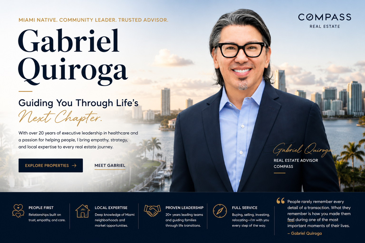 Gabriel Quiroga, Real Estate Professional