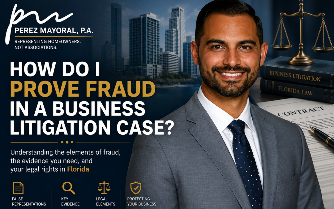 How Do I Prove Fraud in a Business Litigation Case?