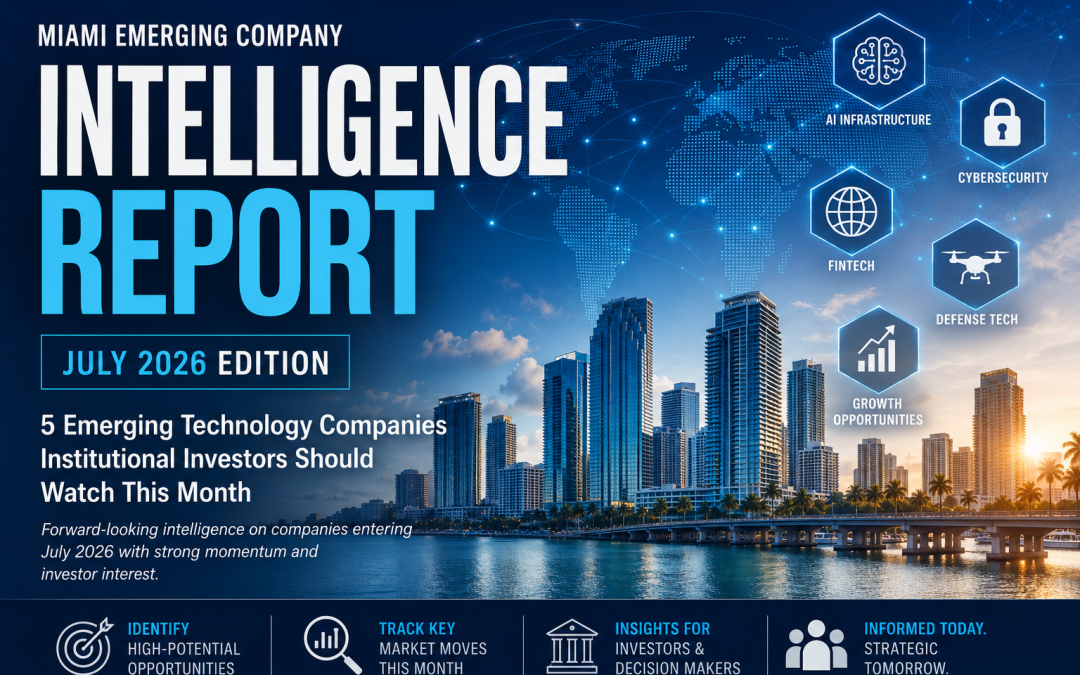 Emerging Company Intelligence Report July 2026