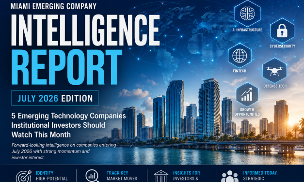 Emerging Company Intelligence Report July 2026
