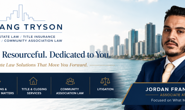 From Paralegal to Associate Attorney: The Real Estate Journey of Jordan Francis Perez