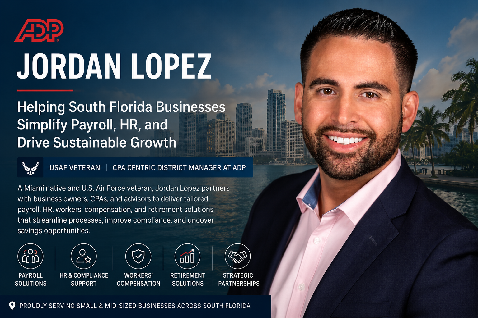 Jordan Lopez of ADP