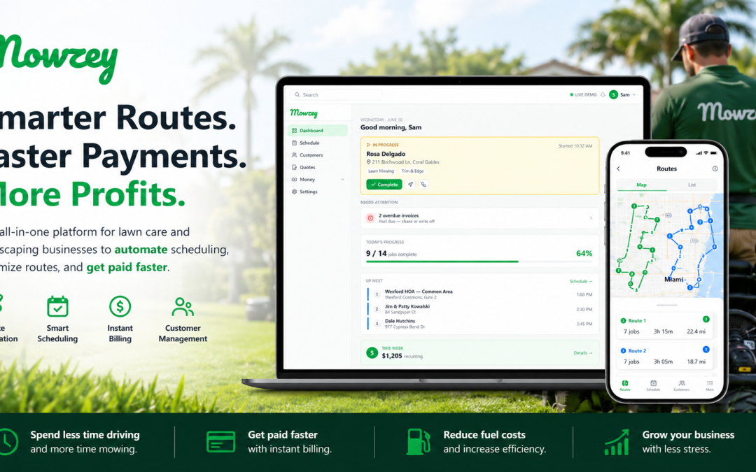 Mowzey Brings New Efficiency to the Lawn Care Industry
