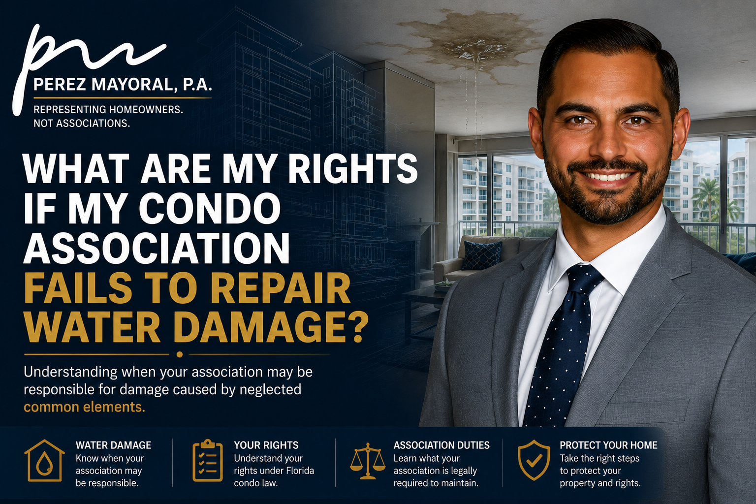 What Are My Rights If My Condo Association Fails to Repair Water Damage?