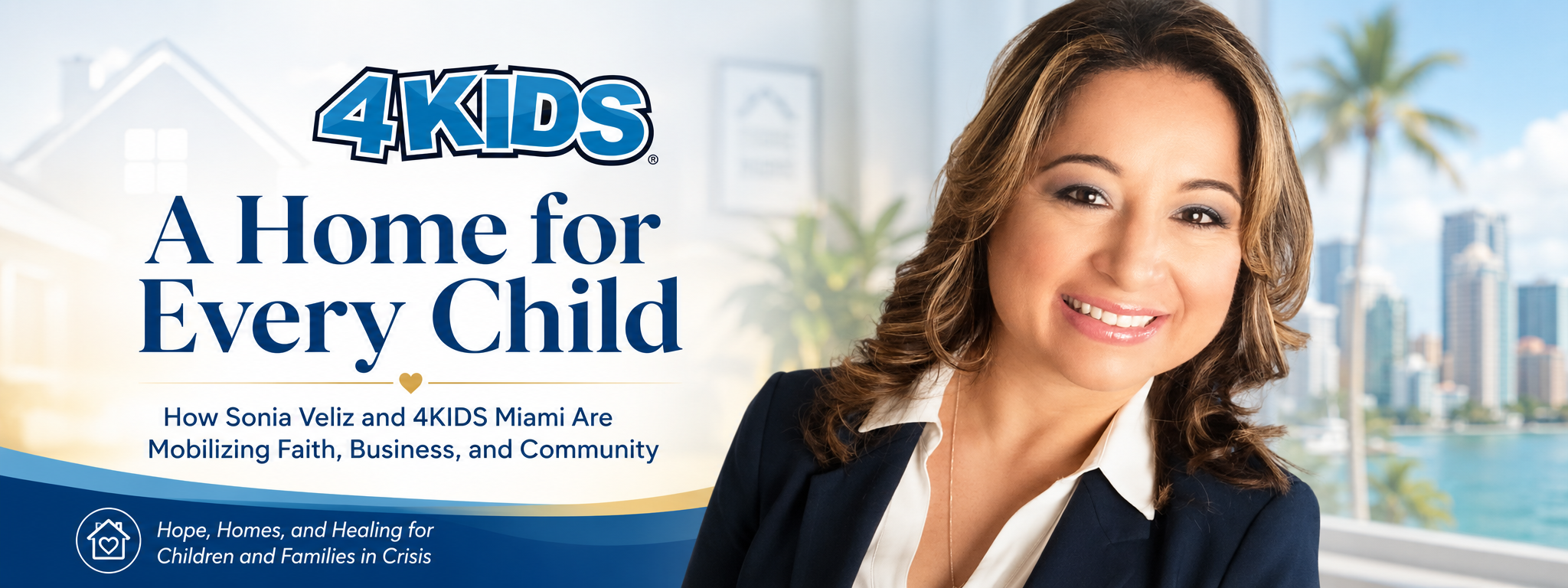 Sonia Veliz Brings the 4KIDS Mission to Miami’s Business Community