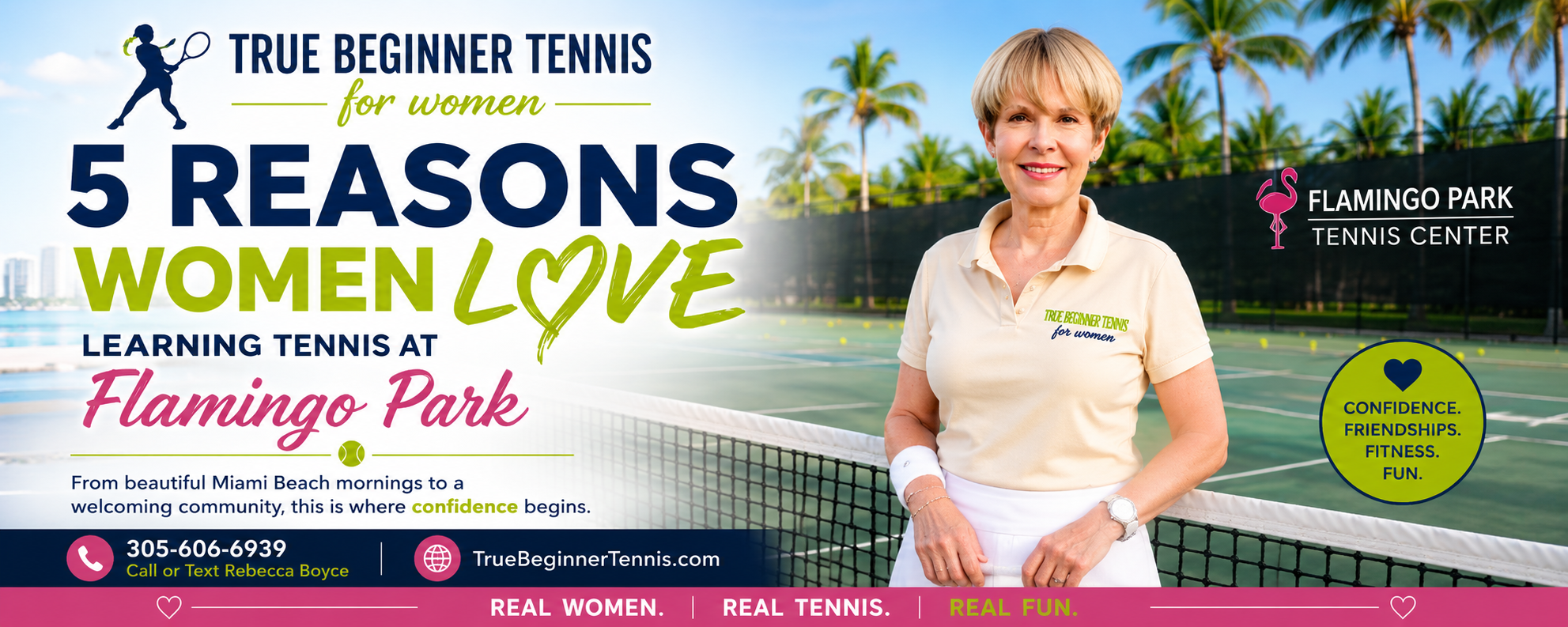 5 Reasons Women Love Learning Tennis at Flamingo Park