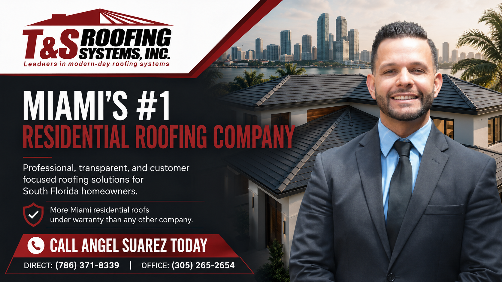 Angel Suarez – T&S Roofing Systems