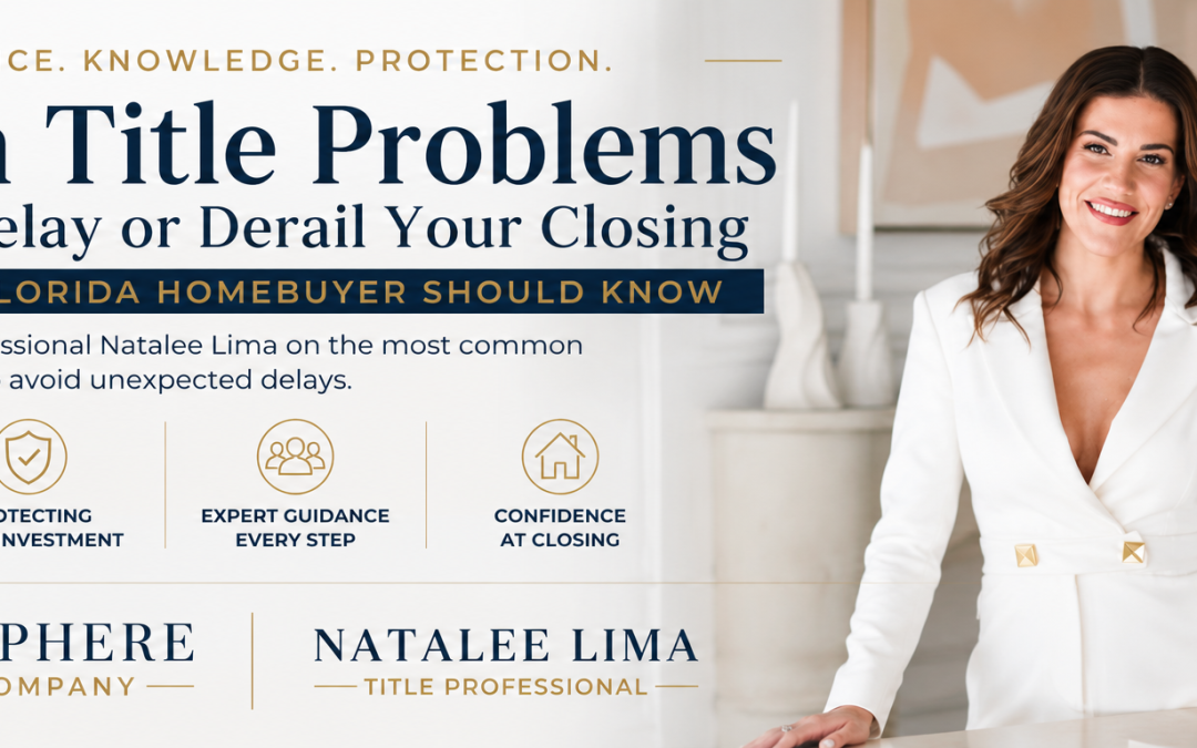Hidden Title Problems That Can Delay or Derail Your Closing
