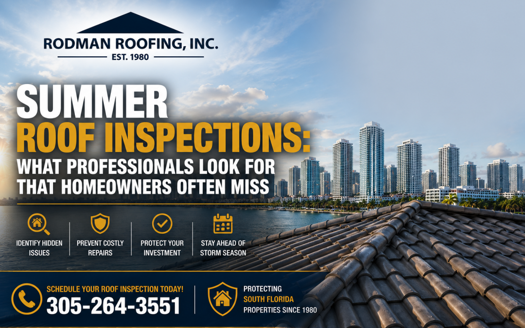 Summer Roof Inspections: What Professionals Look For That Homeowners Often Miss