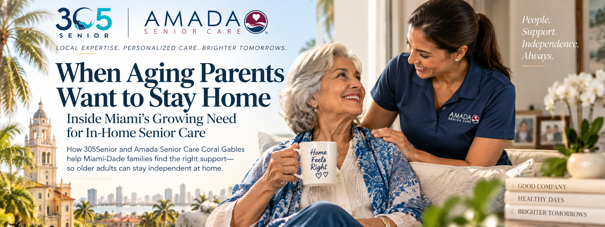 When Aging Parents Want to Stay Home: Inside Miami’s Growing Need for In-Home Senior Care